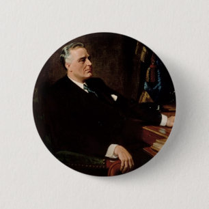 Badge Rond 5 Cm 32 Franklin D. Roosevelt
