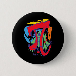 Badge Rond 5 Cm 3.14 Conception Des Maths Pour Pi Day