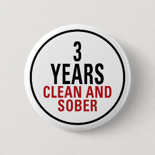 Badge Rond 5 Cm 3 ans nettoient et assagissent