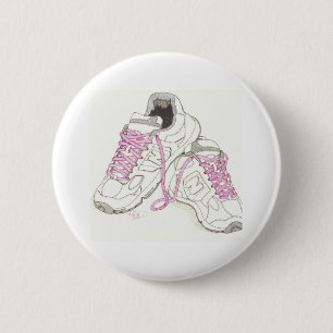 Badge Rond 5 Cm 3 chaussures de marche de jour