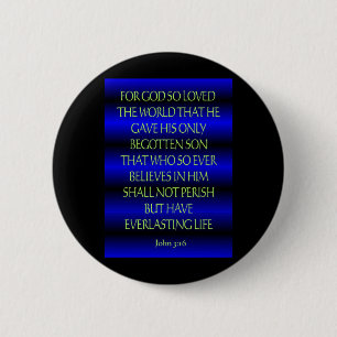 Badge Rond 5 Cm 3h16 de John