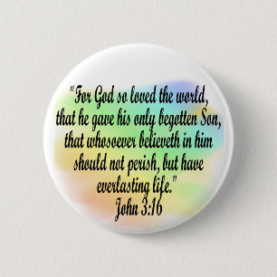 Badge Rond 5 Cm 3h16 de John