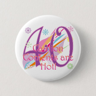 Badge Rond 5 Cm 40 contenu-chauds