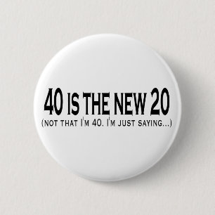 Badge Rond 5 Cm 40 est les nouveaux 20