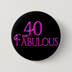 Badge Rond 5 Cm 40 et fabuleux