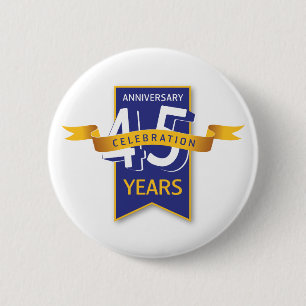Badge Rond 5 Cm 45 ans de design