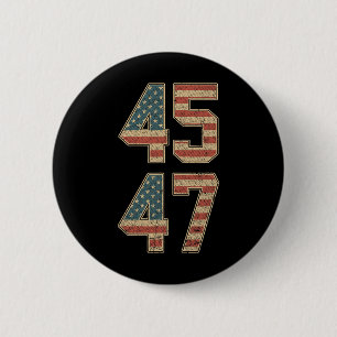 Badge Rond 5 Cm 47e Président 45 47