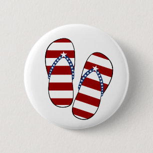 Badge Rond 5 Cm 4 juillet bascules électroniques patriotiques de