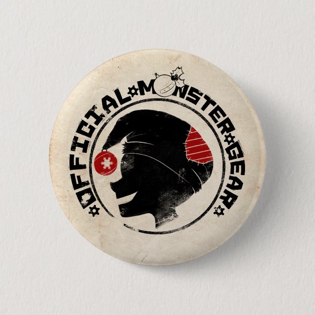 Badge Rond 5 Cm 4 petits monstres - logo de vacances de Nigel (Devant)