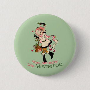 Badge Rond 5 Cm 4 petits monstres - vacances de Nessa