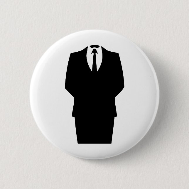 Badge Rond 5 Cm 4chan anonymes SA d'Internet d'icône (Devant)