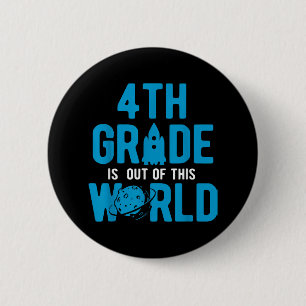 Badge Rond 5 Cm 4e Année De Sortie De Cet Espace Scientifique Mond