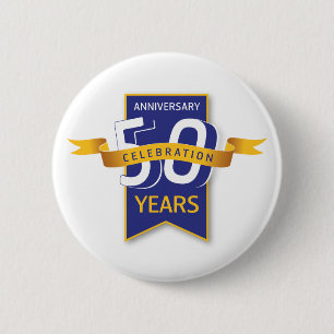 Badge Rond 5 Cm 50 ans de design