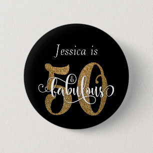 Badge Rond 5 Cm 50 et typographie fabuleuse de parties