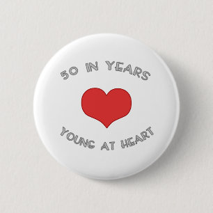Badge Rond 5 Cm 50 Jeunes Au Coeur