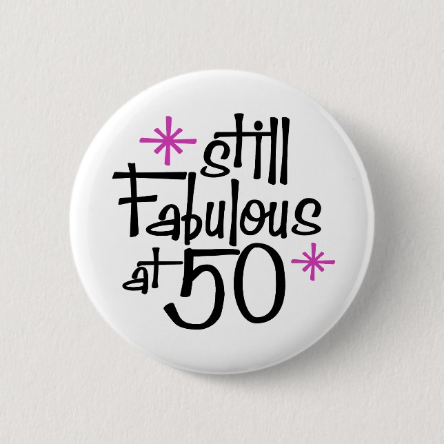 Badge Rond 5 Cm 50e anniversaire (Devant)