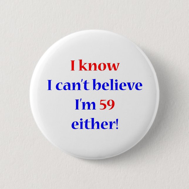 Badge Rond 5 Cm 59 l'un ou l'autre (Devant)