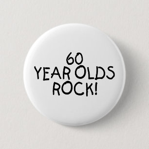 Badge Rond 5 Cm 60 ans de roche