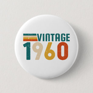BADGE ROND 5 CM 65E ANNIVERSAIRE