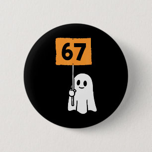 Badge Rond 5 Cm 67 Meme Drôle Six Sept Halloween