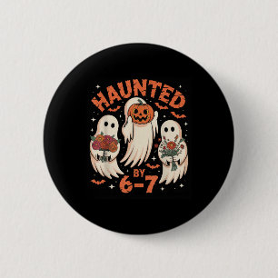 Badge Rond 5 Cm 67 Meme Halloween Ensorcelé