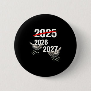 Badge Rond 5 Cm 67 Nouvel An 2026 Drôle Nouvel An Soirée Six Sept