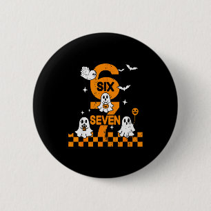 Badge Rond 5 Cm 67 Six Seven Mème 6 7 Costume de Halloween pour co