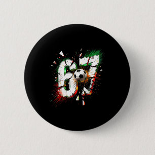 Badge Rond 5 Cm 67 Soccer Six Seven 6 7 Mème 67 Noël drôle 67