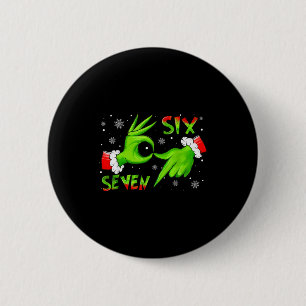 Badge Rond 5 Cm 6 7 Six Seven Main Génération Z Alpha Argot Meme N