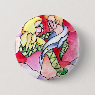 Badge Rond 5 Cm 6 - Amants