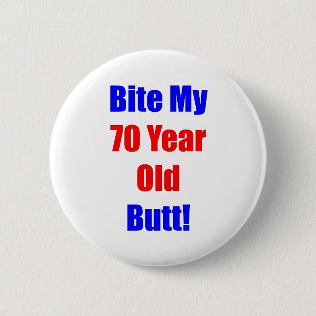 Badge Rond 5 Cm 70- Mordez mon bout (Devant)