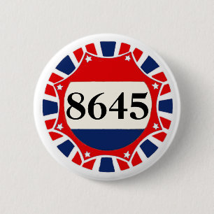 Badge Rond 5 Cm 8645 -- Anti-Atout