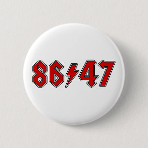 Badge Rond 5 Cm 8647 Destituer Trump