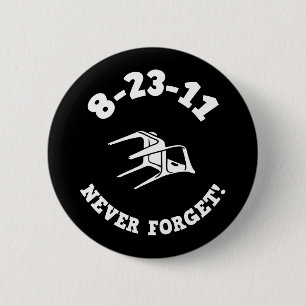 Badge Rond 5 Cm 8-23-11 n'oubliez jamais !