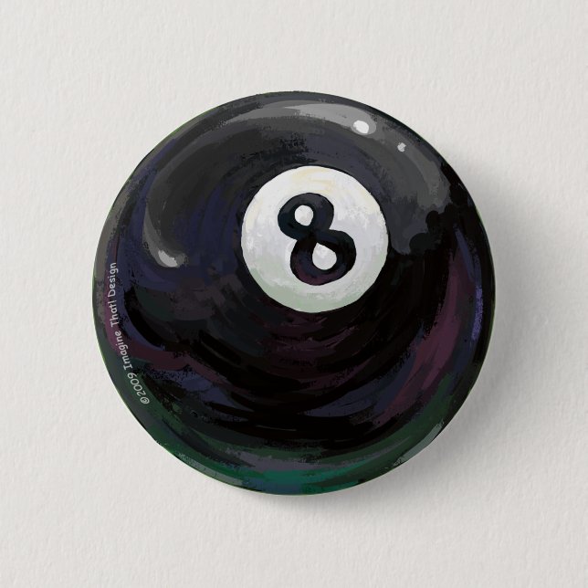 Badge Rond 5 Cm 8 balles (Devant)