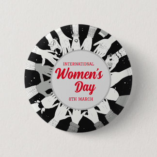 Badge Rond 5 Cm 8 mars InspireInclusion International Journée inte