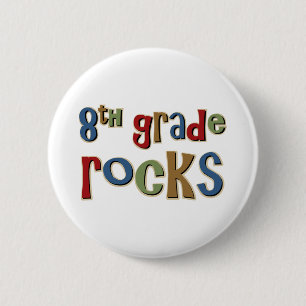 Badge Rond 5 Cm 8ème Roches huitième de catégorie
