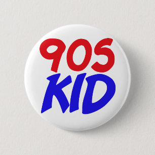 Badge Rond 5 Cm 90s Kid
