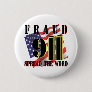 Badge Rond 5 Cm 911 boutons de fraude