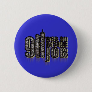 Badge Rond 5 Cm 911 était un travail intérieur