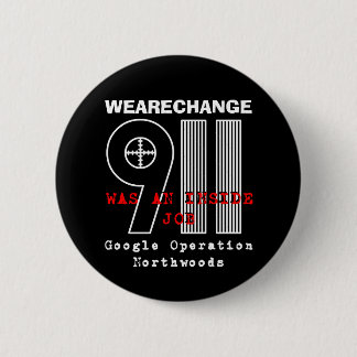 Badge Rond 5 Cm 911 Northwoods, WEARECHANGE