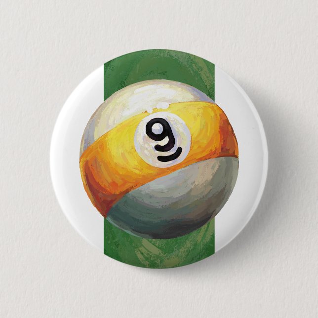 Badge Rond 5 Cm 9 balles (Devant)