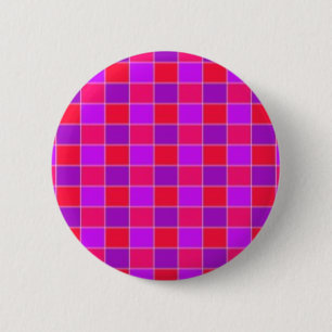 Badge Rond 5 Cm à damiers