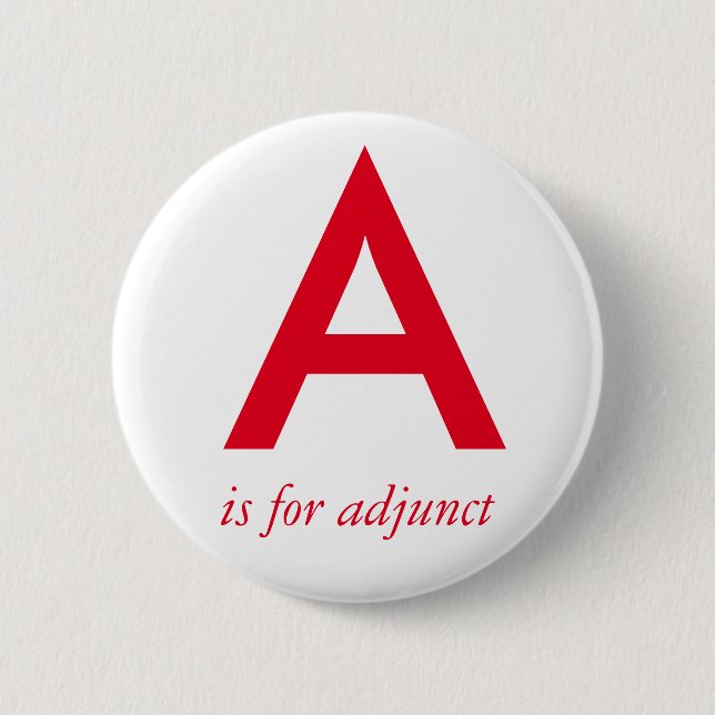 Badge Rond 5 Cm A est pour le bouton d'adjonction (Devant)