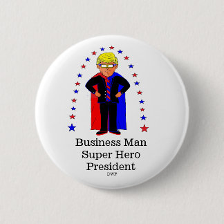 Badge Rond 5 Cm A Humorous Likeness of President Trump.