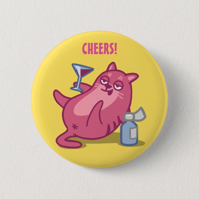 Badge Rond 5 Cm À LA VOTRE ! bouton (Devant)