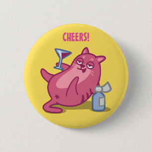 Badge Rond 5 Cm À LA VOTRE ! bouton