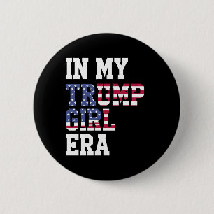 Badge Rond 5 Cm À l'ère de ma fille Trump États-Unis 47e président