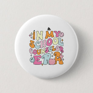 Badge Rond 5 Cm À l'ère de mon conseiller scolaire Retour au profe