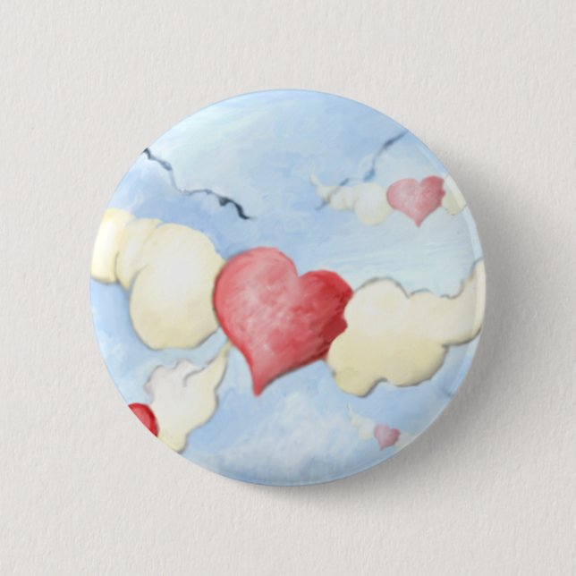 Badge Rond 5 Cm **à mes amis amoureux** (Devant)